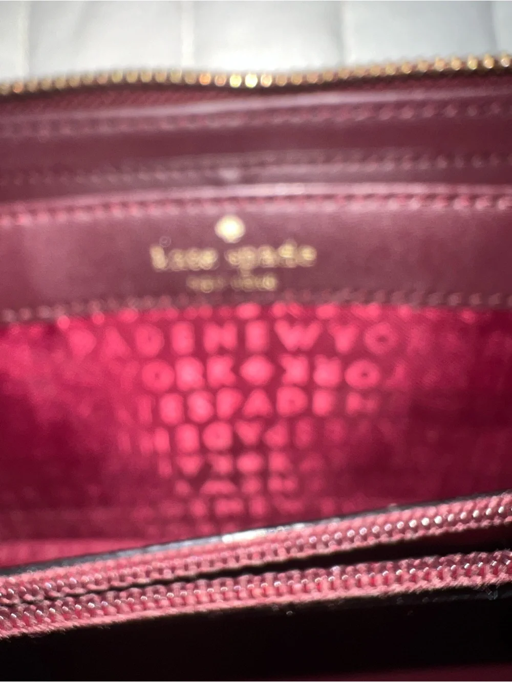 kate spade glossy patent